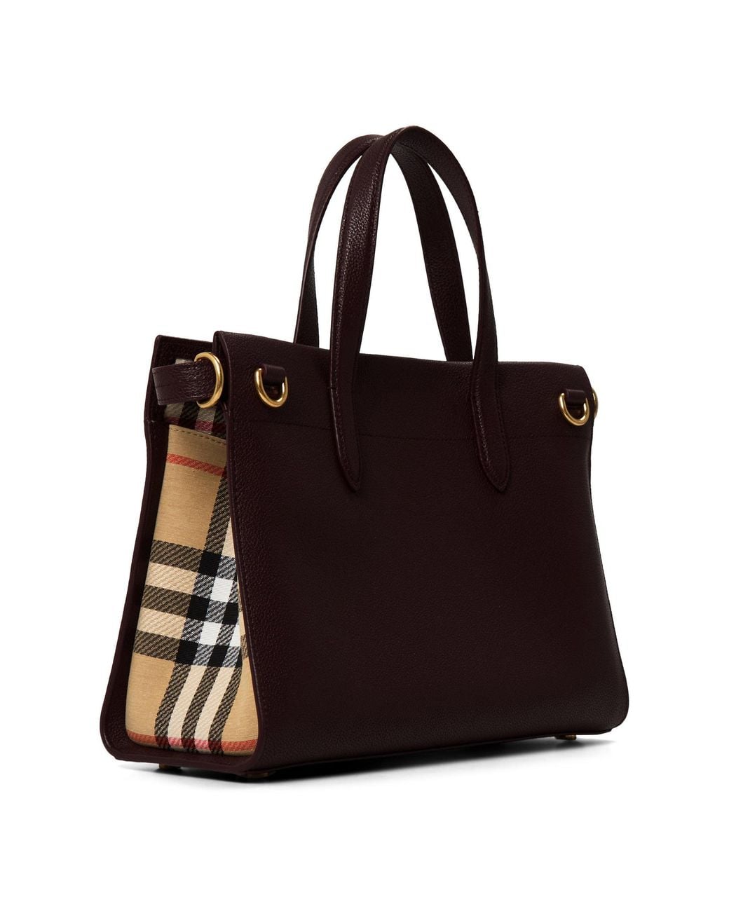 Burberry Brown Minimalist Leather Bag