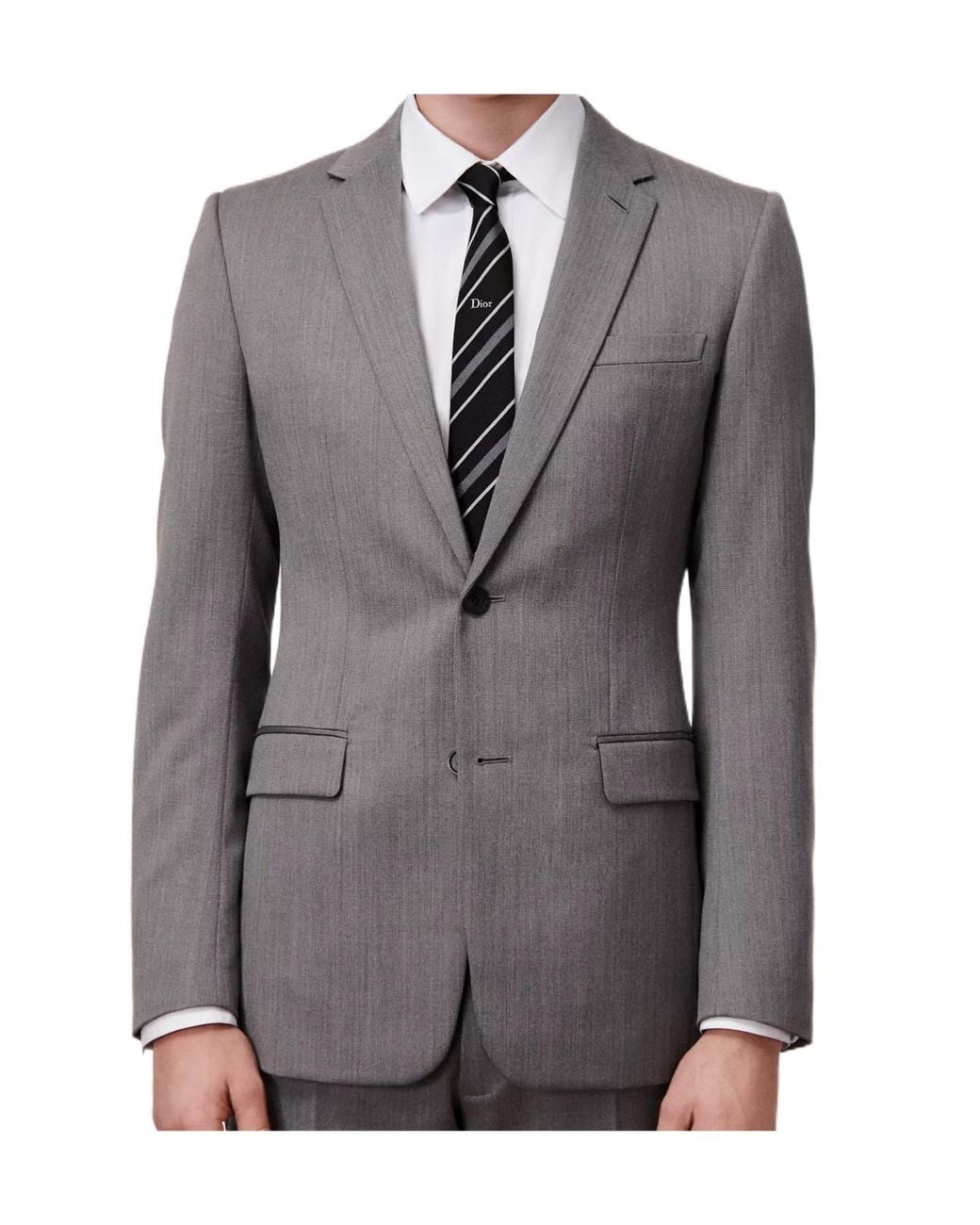 Dior Gray Wool Blazer for men