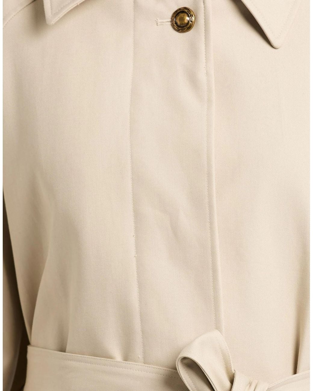Rag & Bone Natural Minimalist Long Trench Coat
