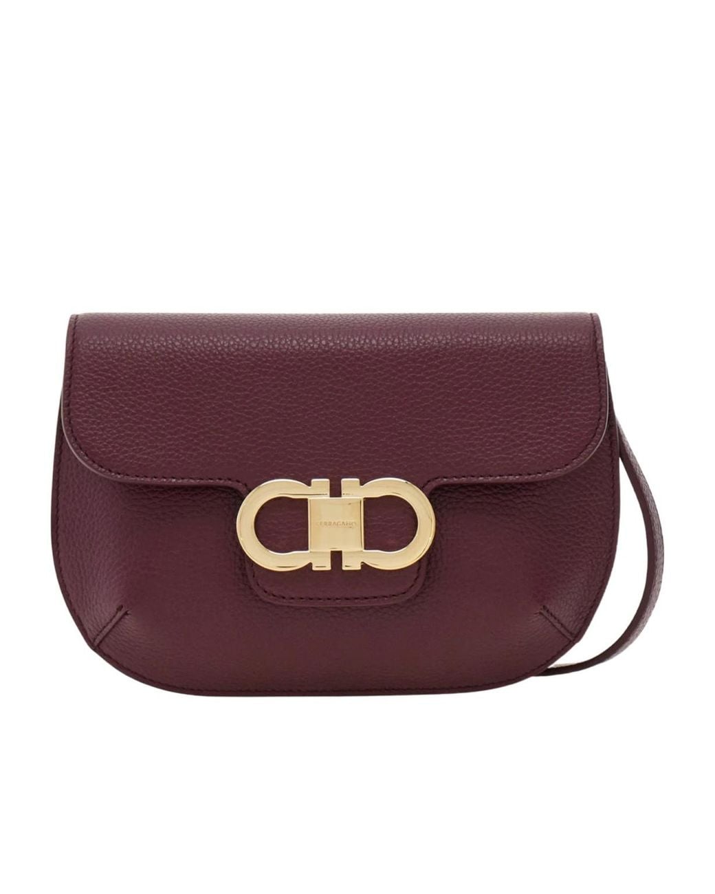 Ferragamo Purple Ferragamo Lizzy Shoulder Bag