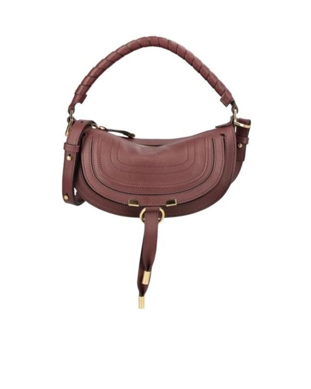 Chloé Brown Chloé ミニ マーシー ショルダーバッグ