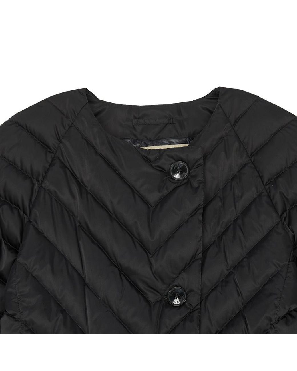 Herno Black Quilted Down Jacket