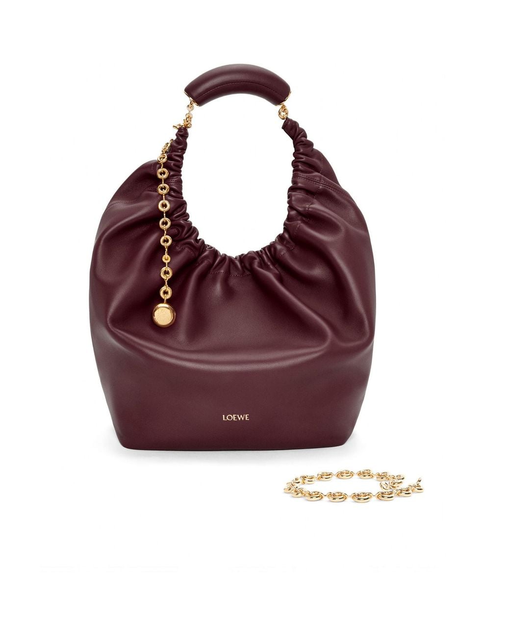 Loewe Purple Medium Squeeze Bag