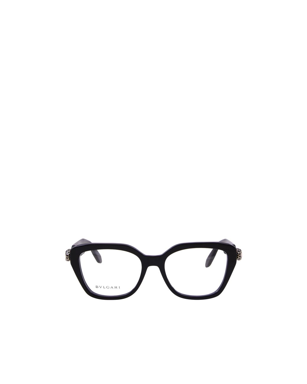 BVLGARI White Bulgari Cat-Eye Frame Glasses for men