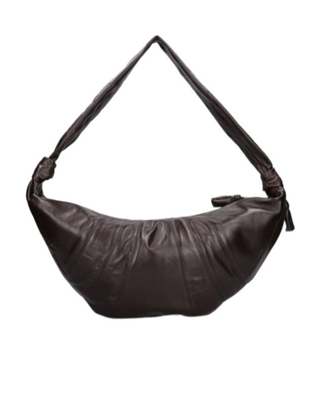 Lemaire Black Longstrap Crescent Bag for men