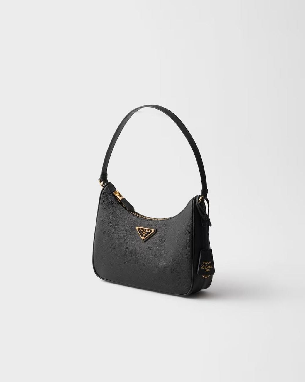 Prada Black Zippered Handbag