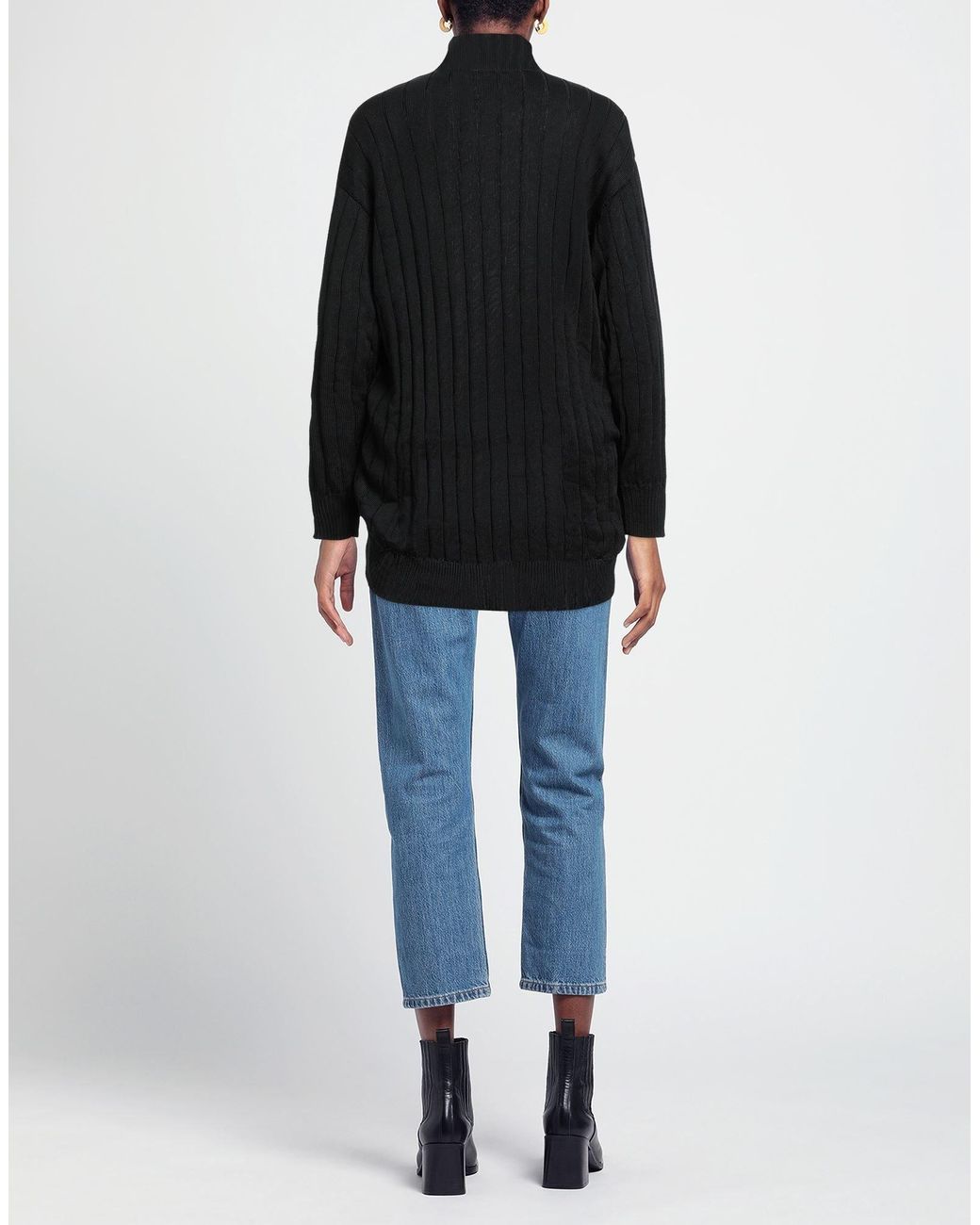 Balenciaga Black Turtleneck Knit Sweater