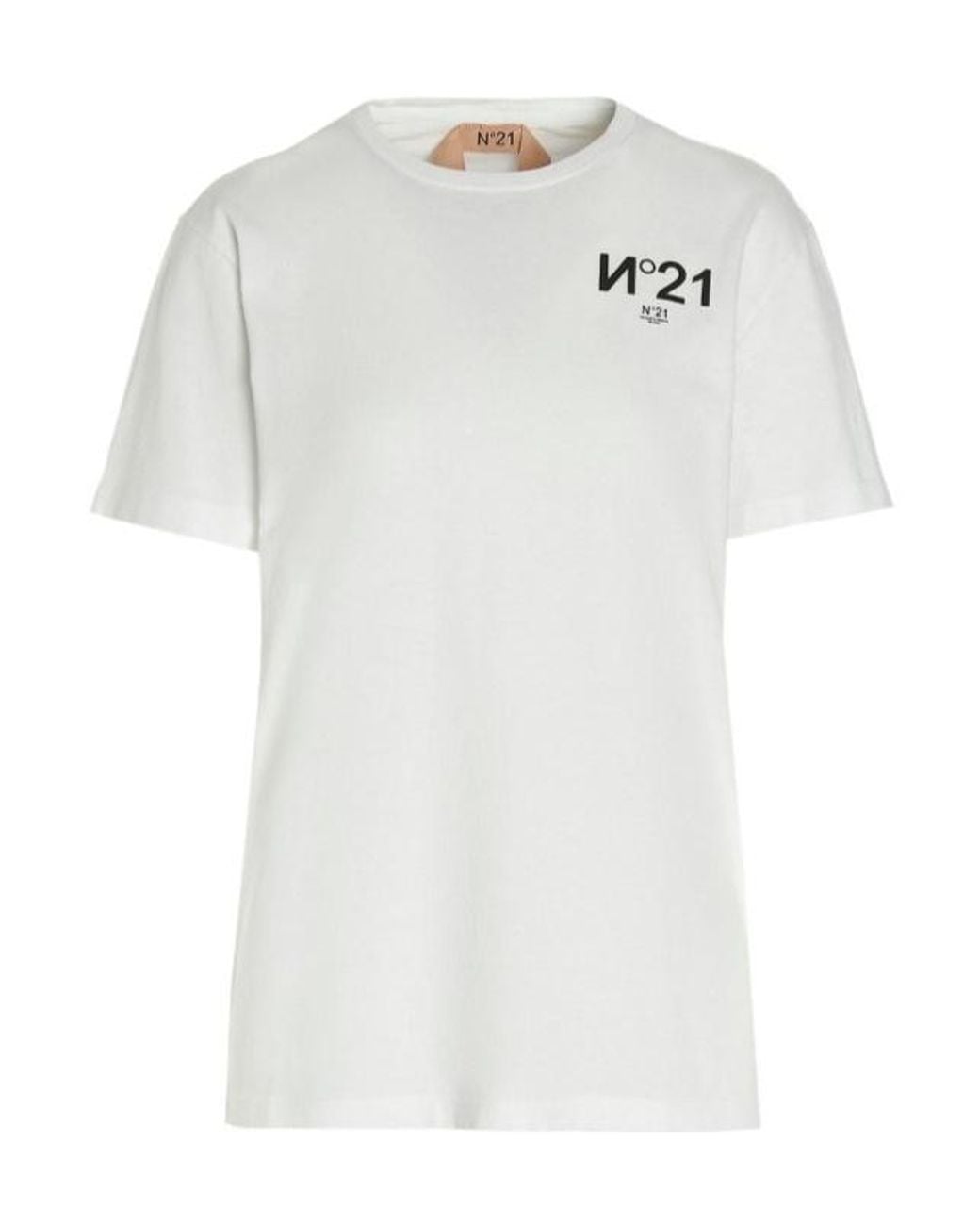 N°21 White Logo Print T-Shirt