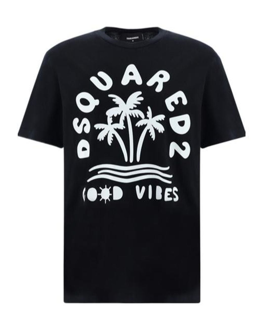 DSquared² Black Surf Fit T-Shirt for men