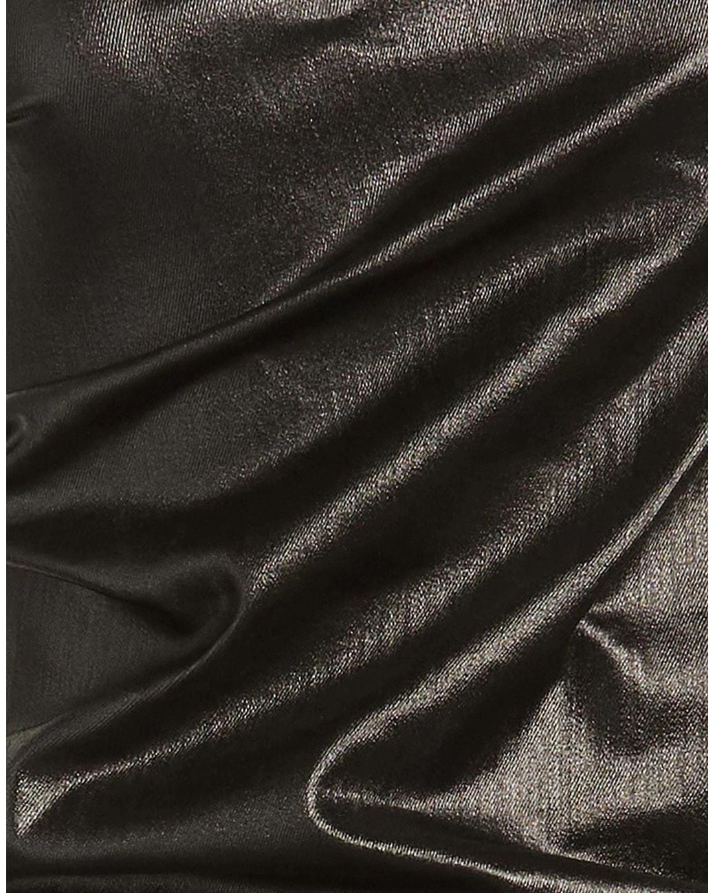 Rick Owens Black Colorful One-Shoulder Dress