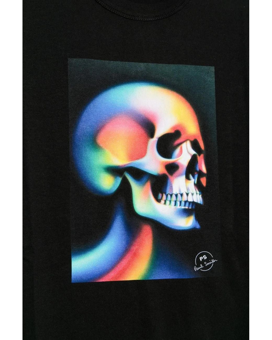 Paul Smith Black Ps Paul Smith Skull Print T-Shirt for men