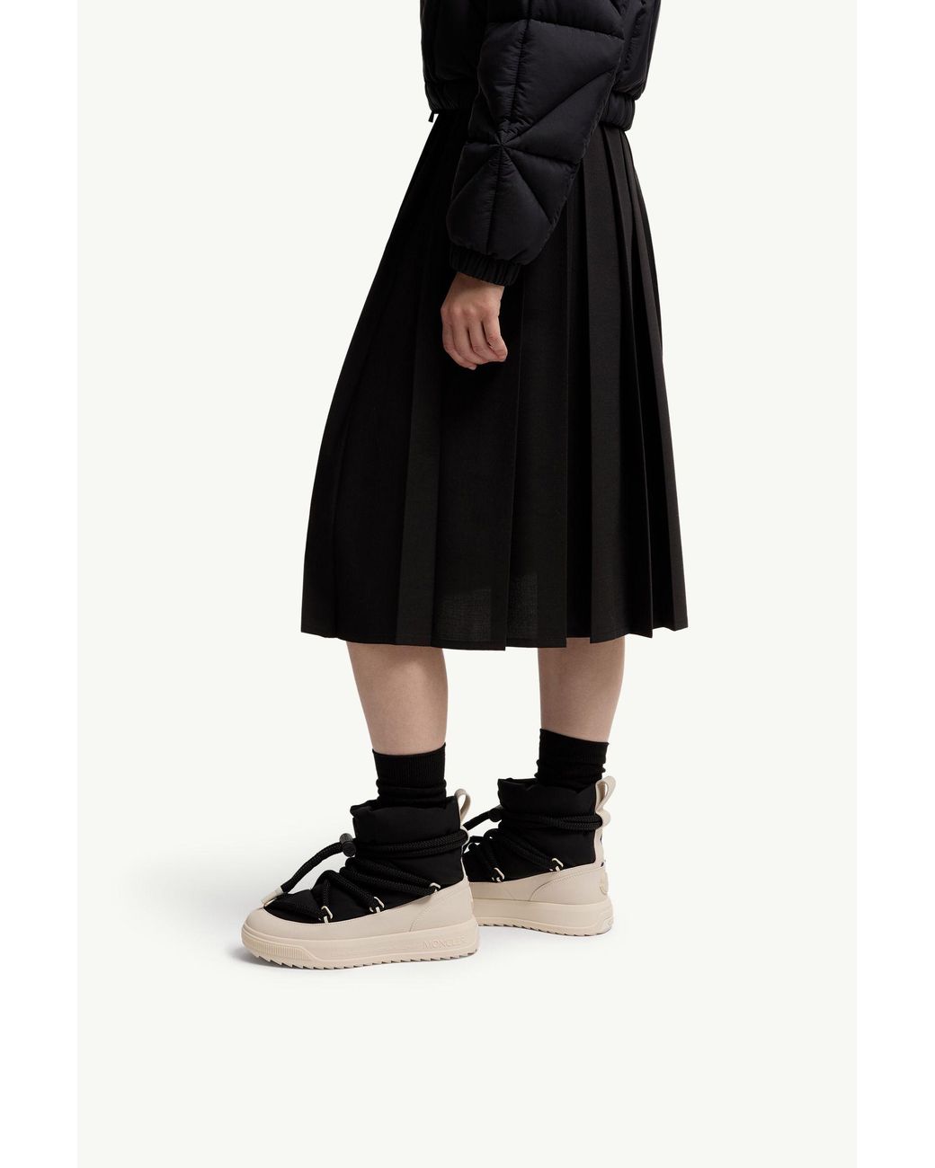 Moncler Black Altive Mid Snow Boots