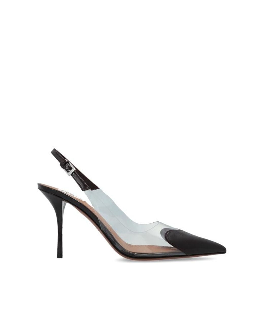 Alaïa White Le Cœur Slingbacks