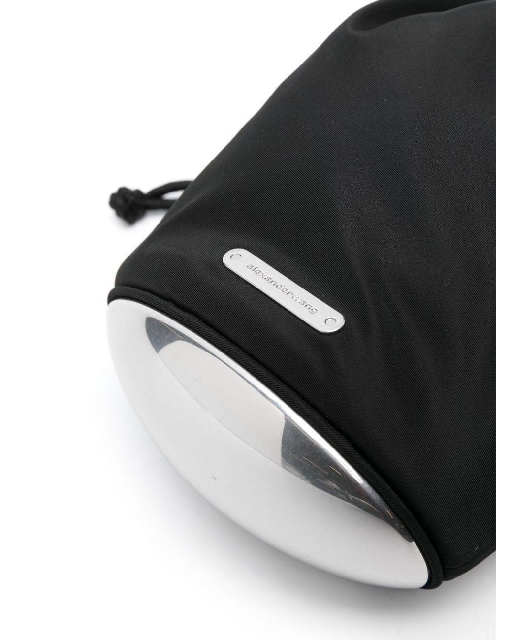 Alexander Wang Black Mini Dome Bucket Bag