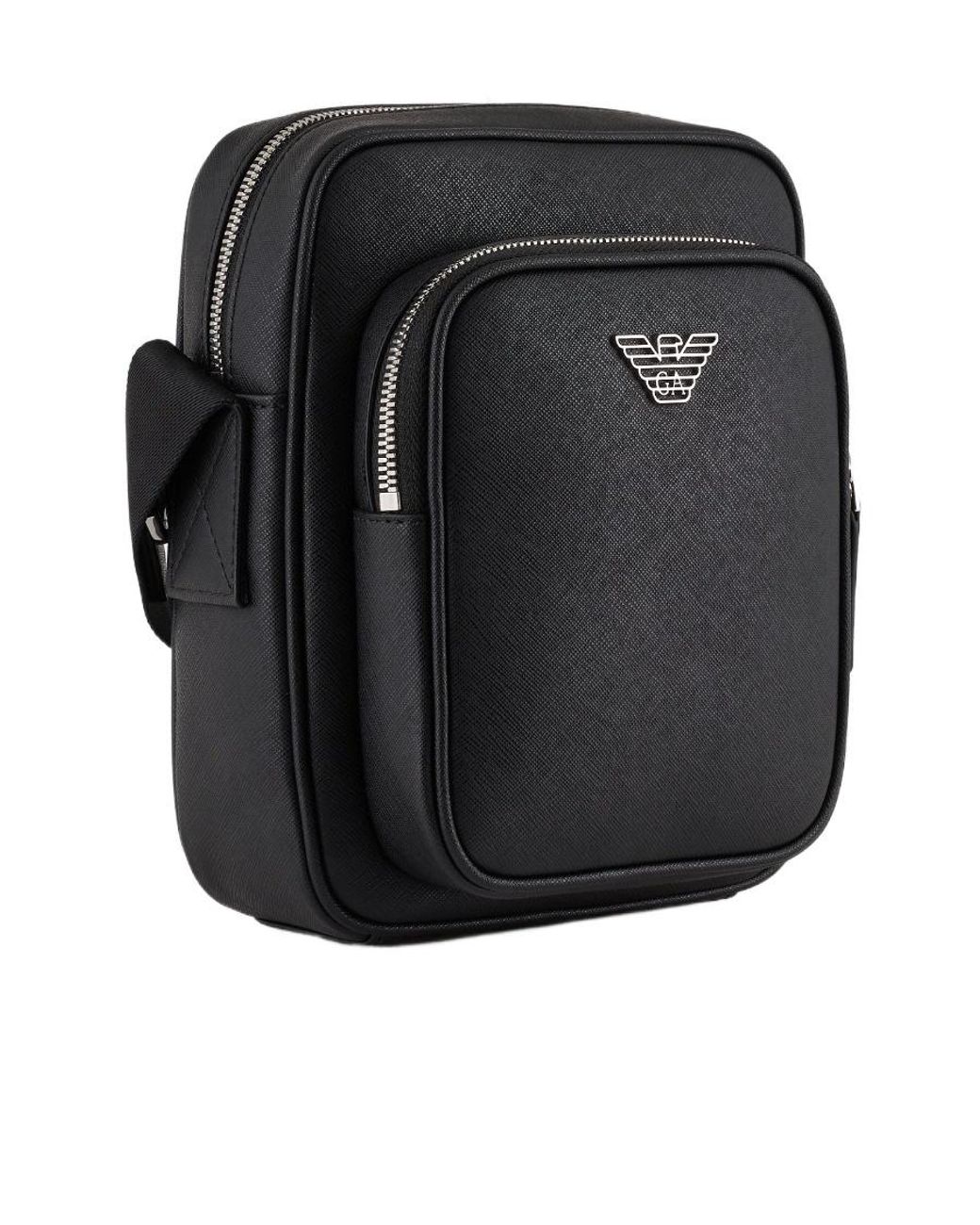 Emporio Armani Black Sustainability Collection Bag for men
