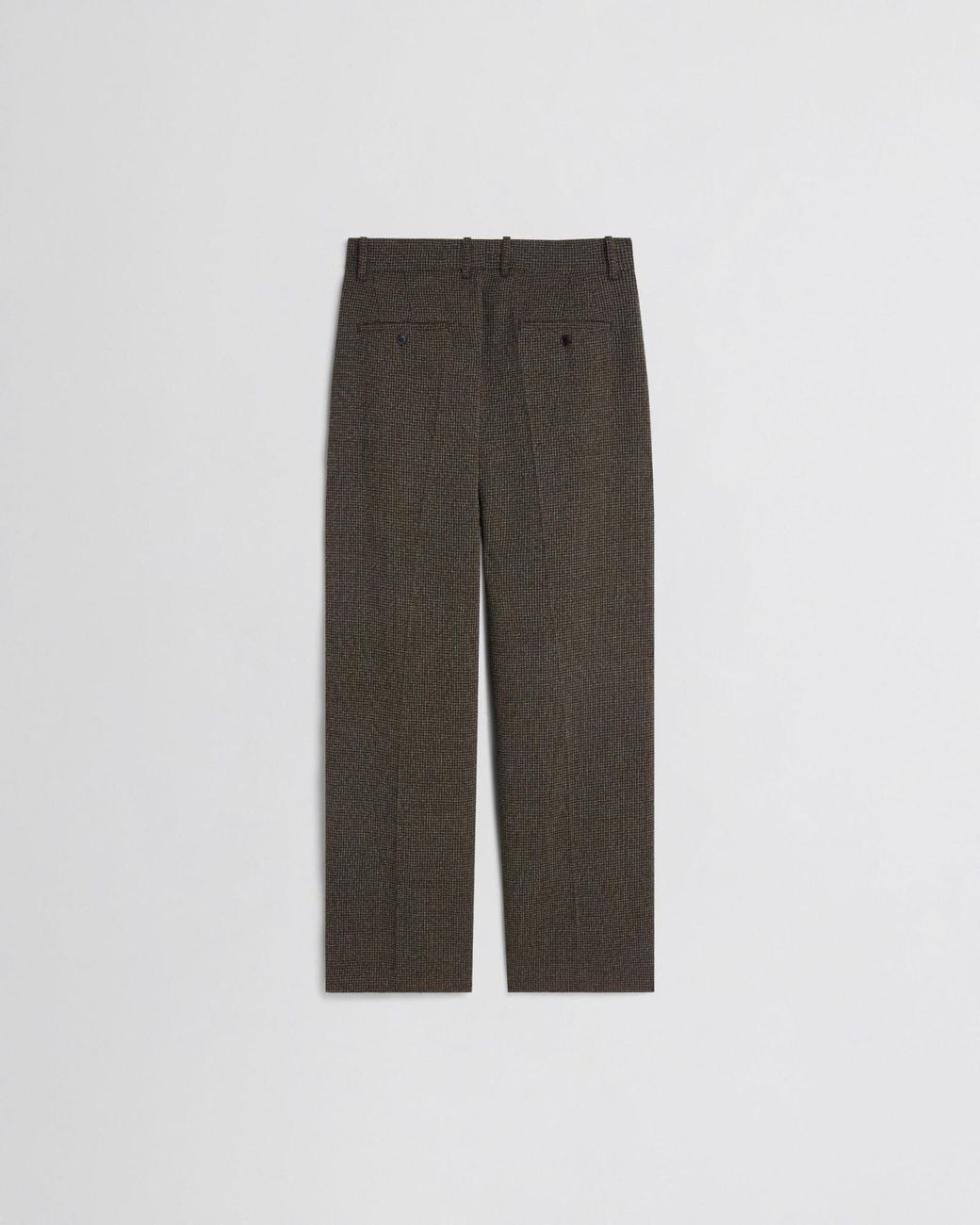 Phoebe Philo Gray Slim-Fit Wool Houndstooth Trousers