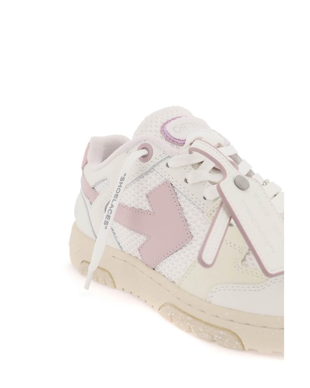 Off-White c/o Virgil Abloh White Slim Out Of Office Lace-Up Sneakers