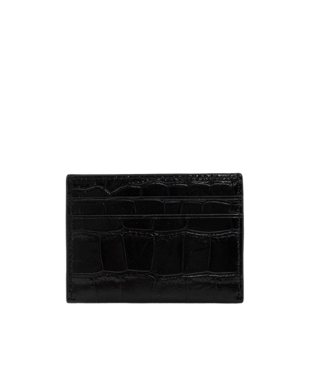 Tory Burch Black Leather Card Holder