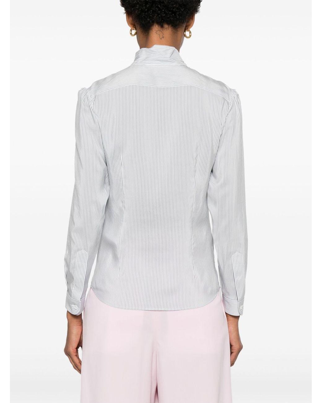 Céline White Lavalliere Mia Shirt