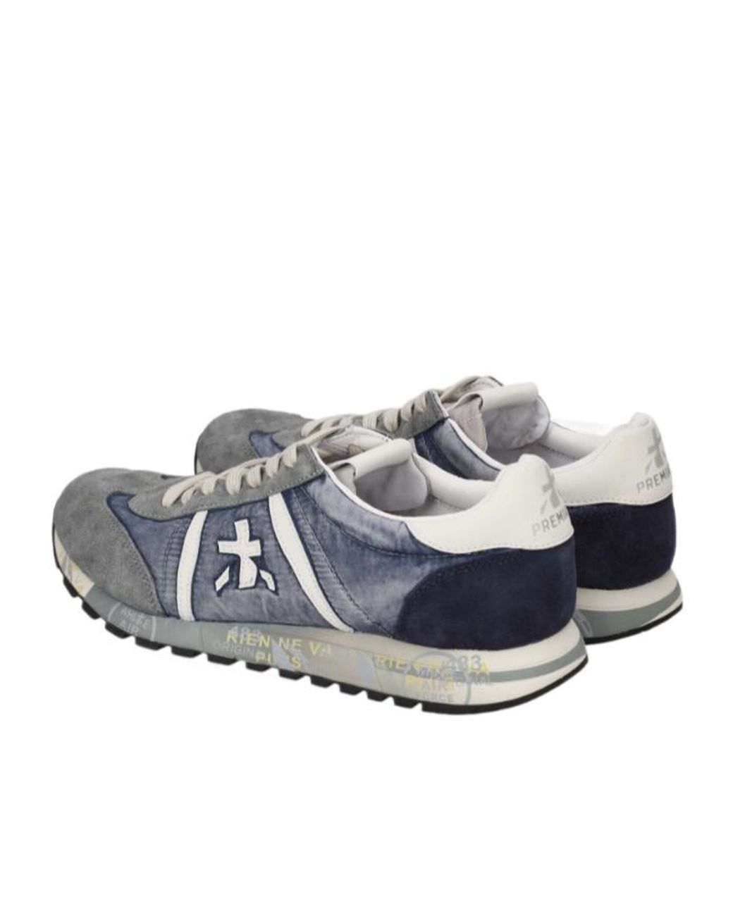 Premiata Gray Lace-Up Sneakers for men