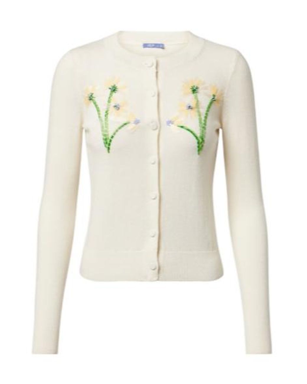Leo White Claire Embellished Wool And Cashmere Cardigan