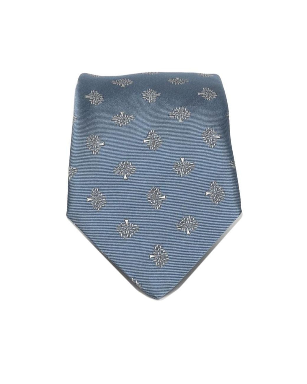 Mulberry Blue Pointed Tie for men