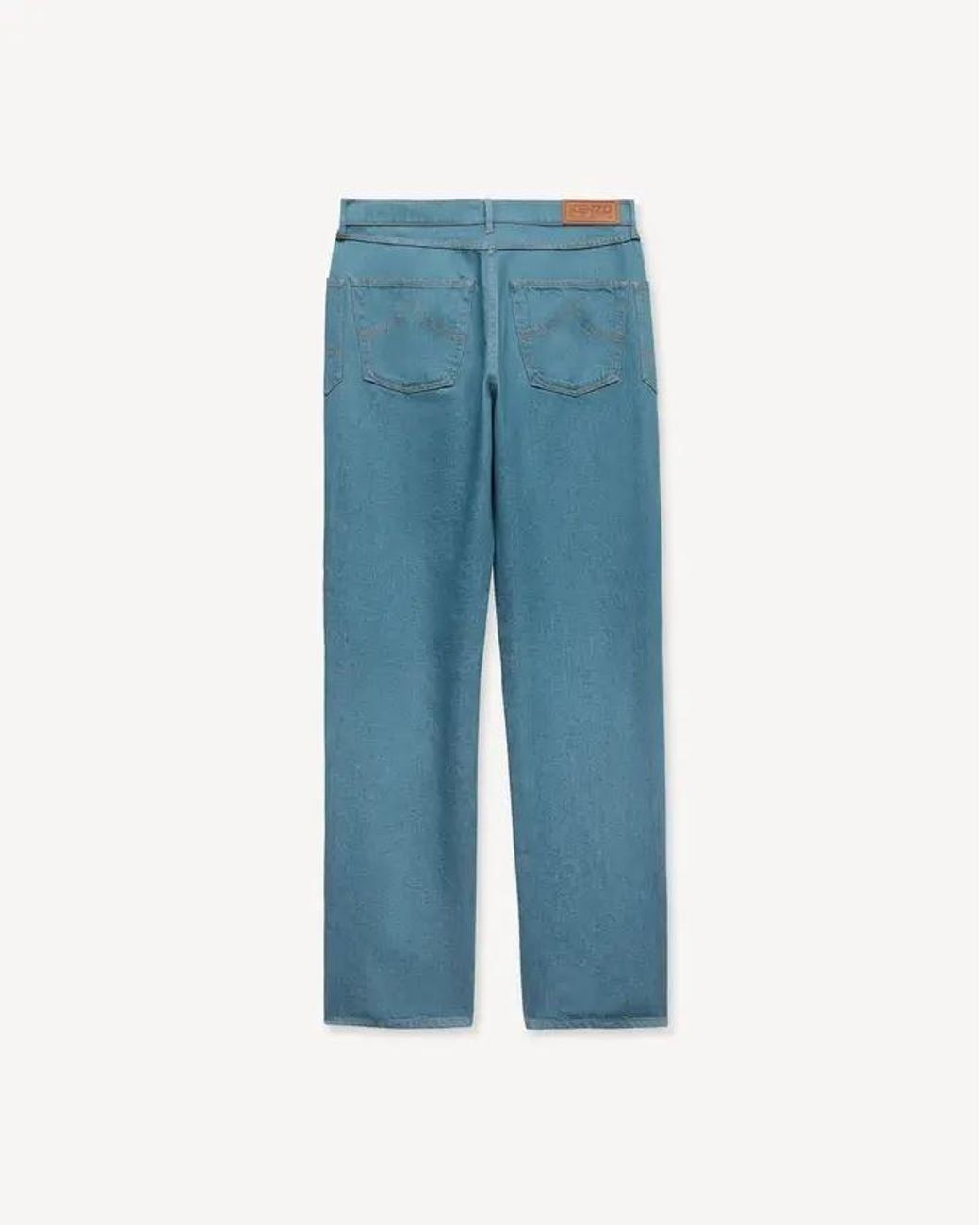 KENZO Blue Cargo Monkey Fit Jeans for men