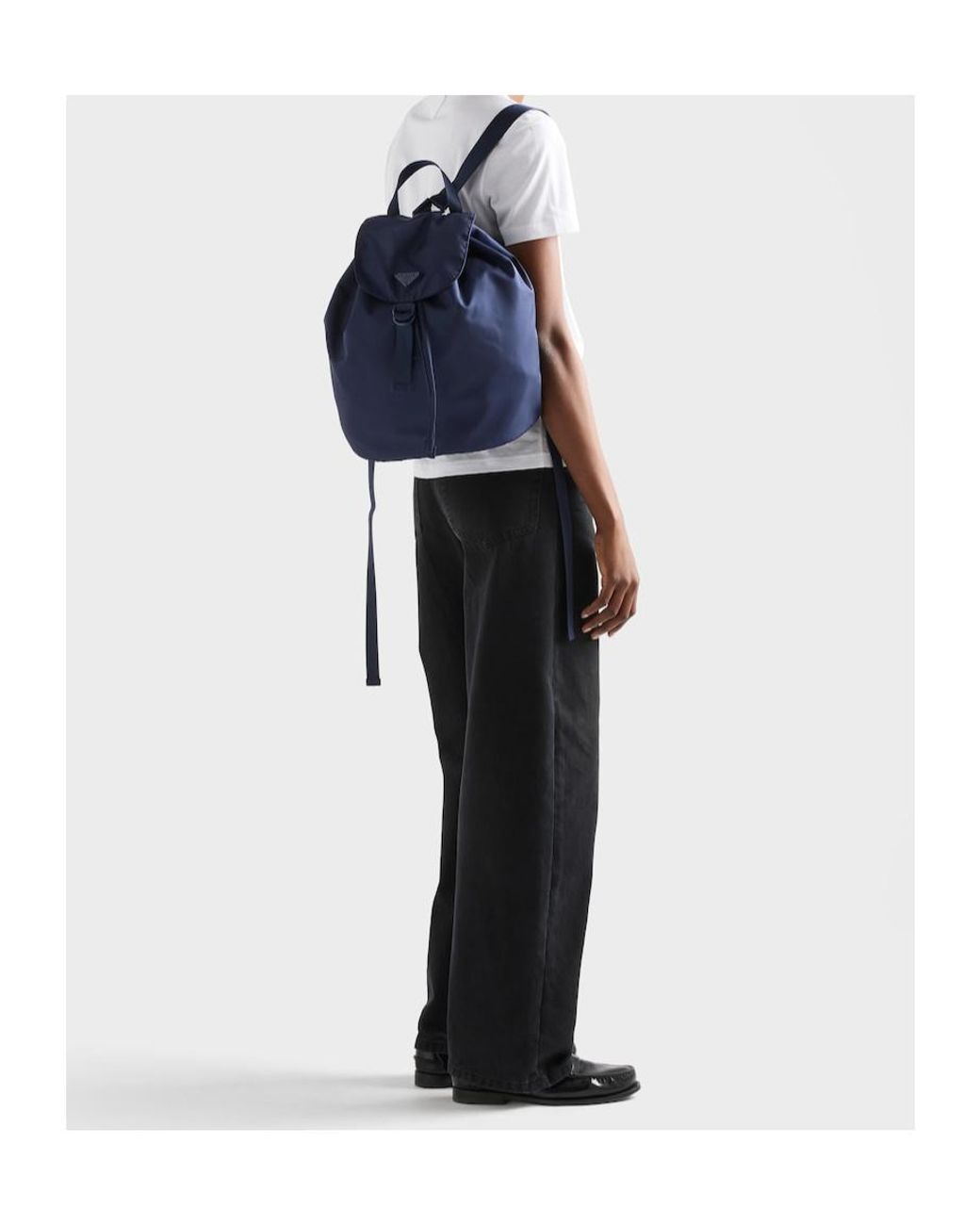 Prada Blue Re-Nylon Backpack