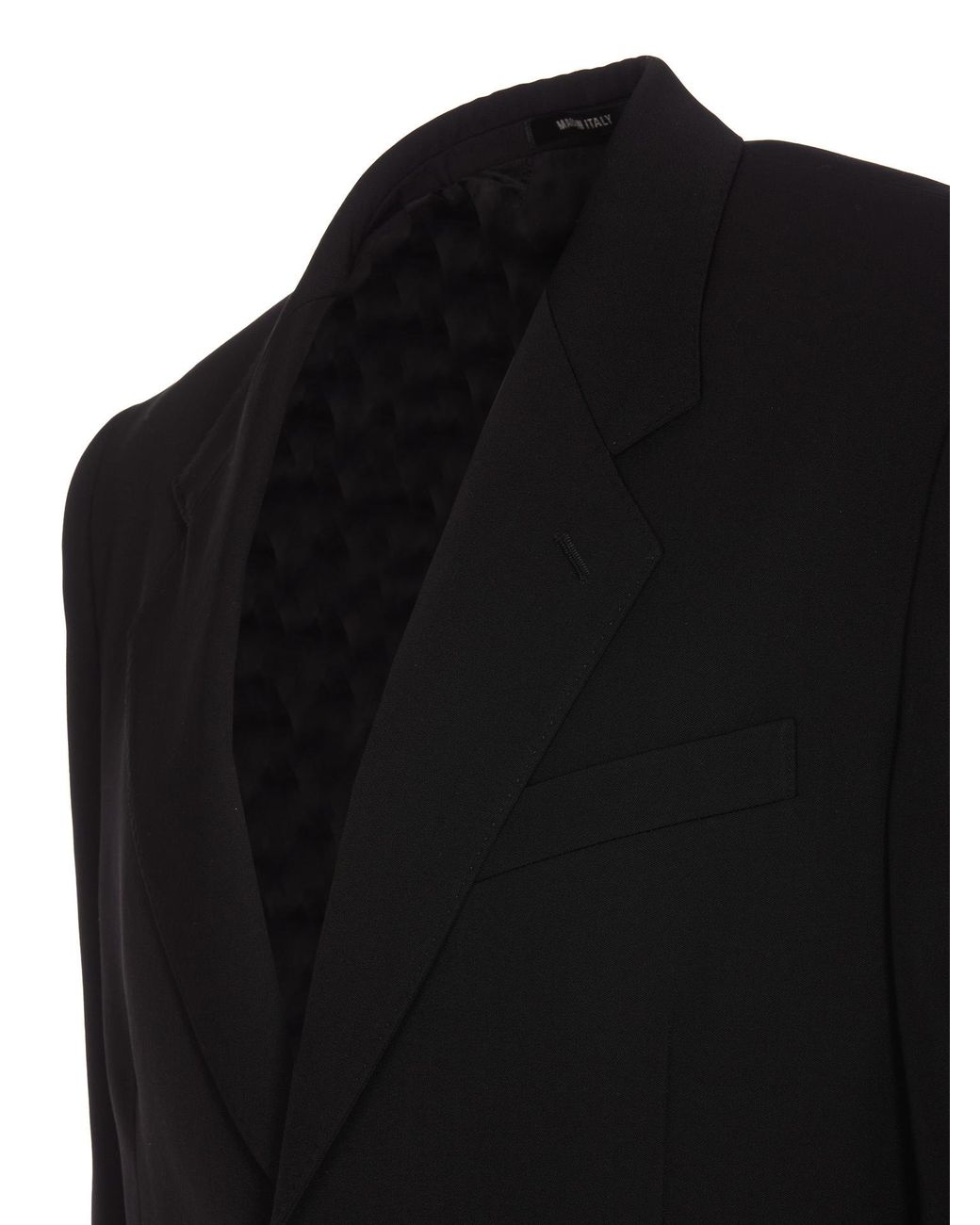 Balenciaga Blue Wool Single-Breasted Blazer Jacket for men