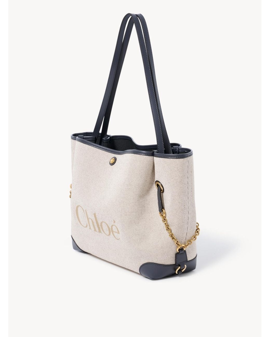 Chloé Natural Chloé Clover Double Carry Bag