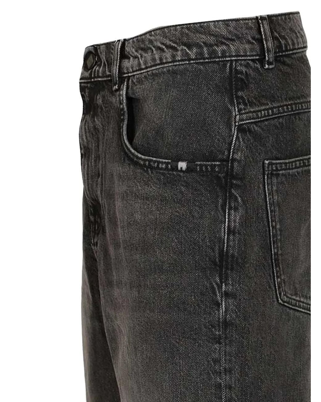 AMISH Blue Tommy Denim Bermuda Shorts for men
