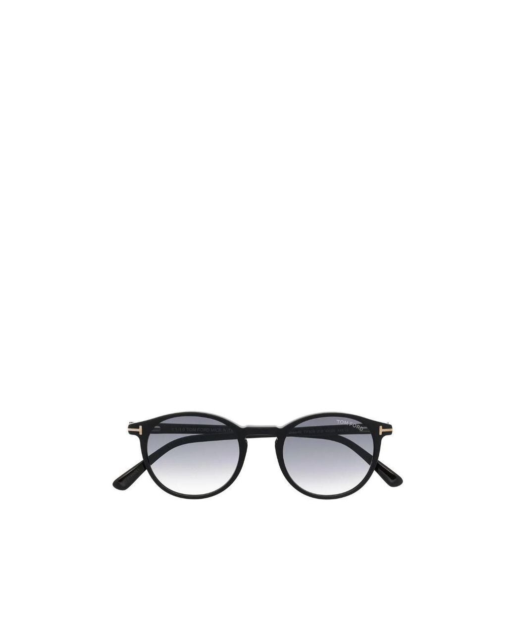 Tom Ford White Eyewear Andrea Round Frame Sunglasses for men