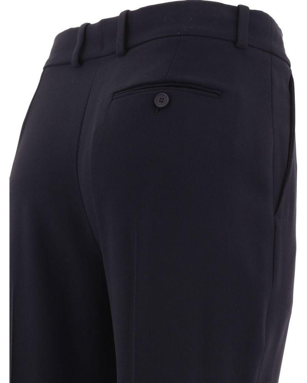 McQueen Black High-Waisted Trouseres