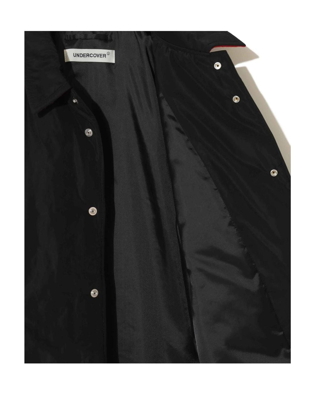 Undercover Black Polyester Coach Jacket for men