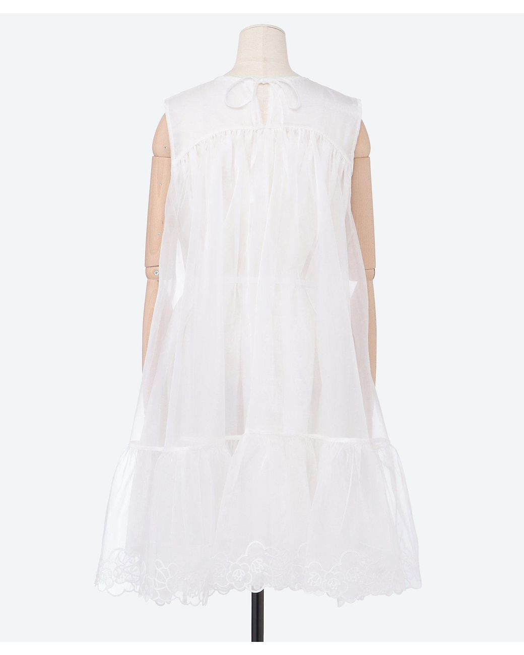 CECILIE BAHNSEN White Sleeveless Dress