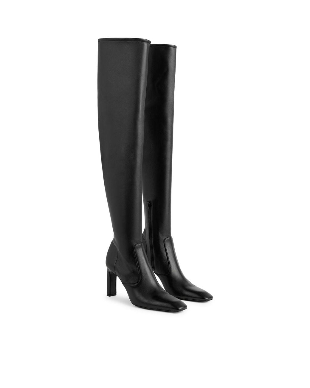 Totême Black Over-The-Knee Boots