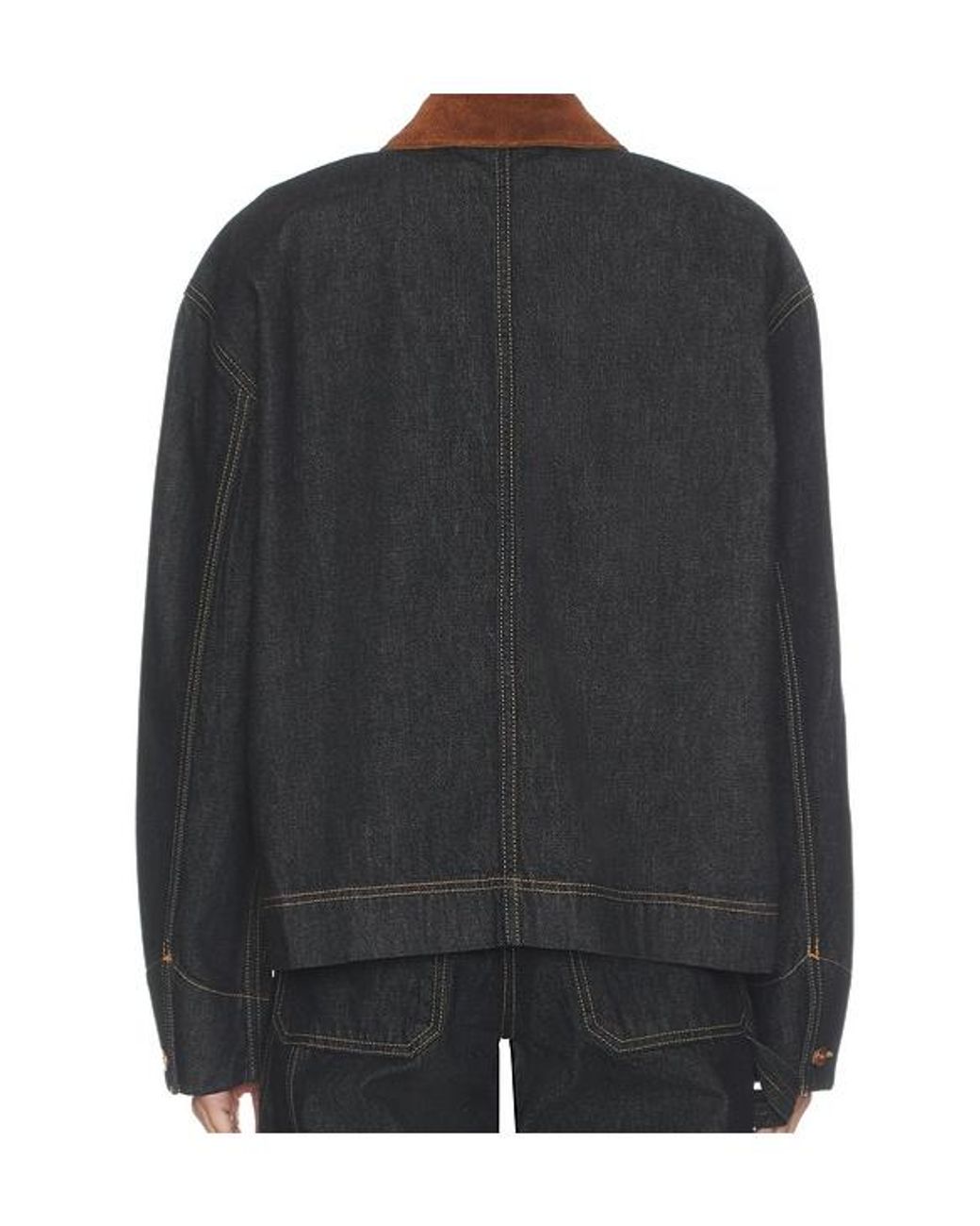 SLVRLAKE Denim Black Long Sleeve Jacket