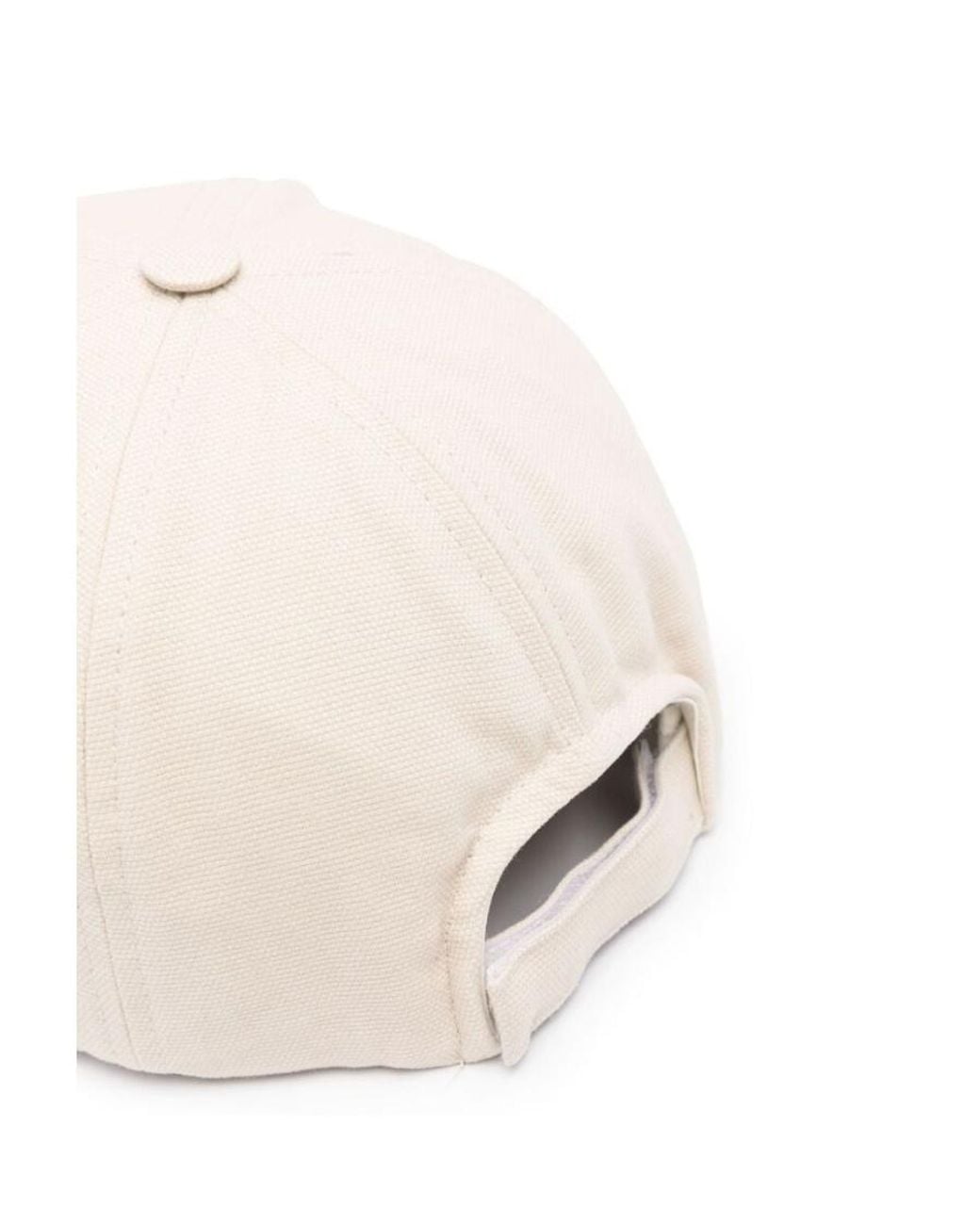 Isabel Marant White Logo Embroidered Baseball Cap