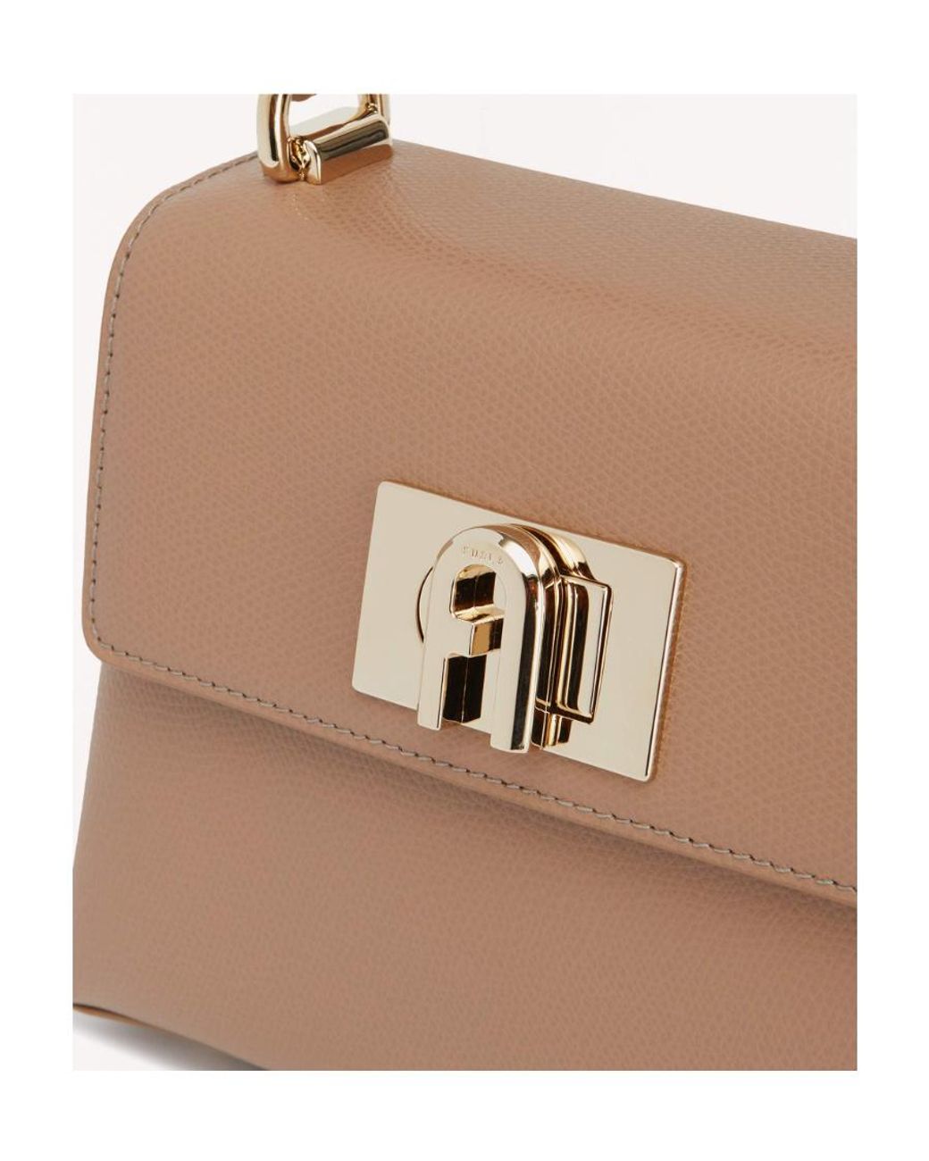 Furla Natural Leather Tote Bag