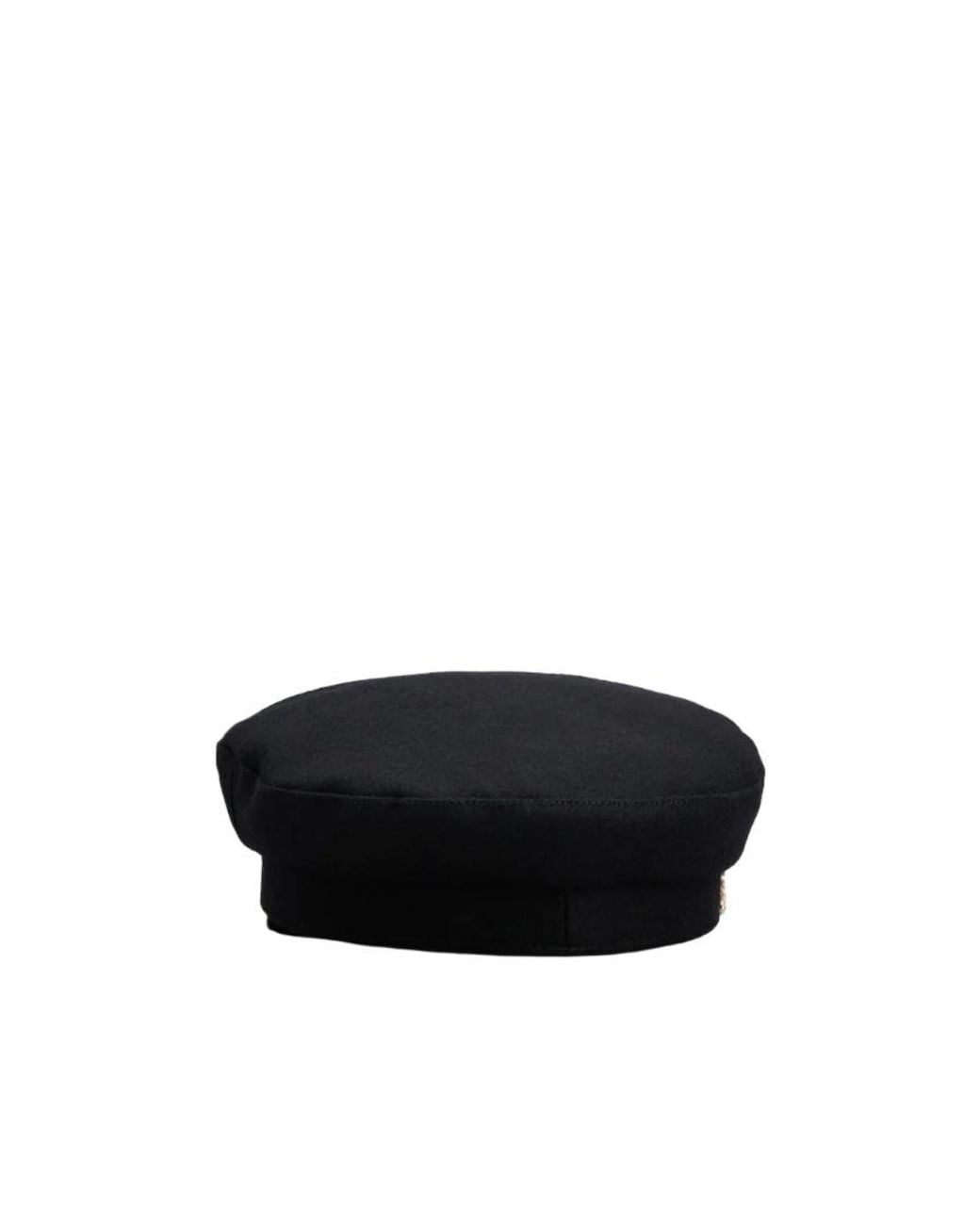 Roger Vivier Black Embellished Sailor Cap