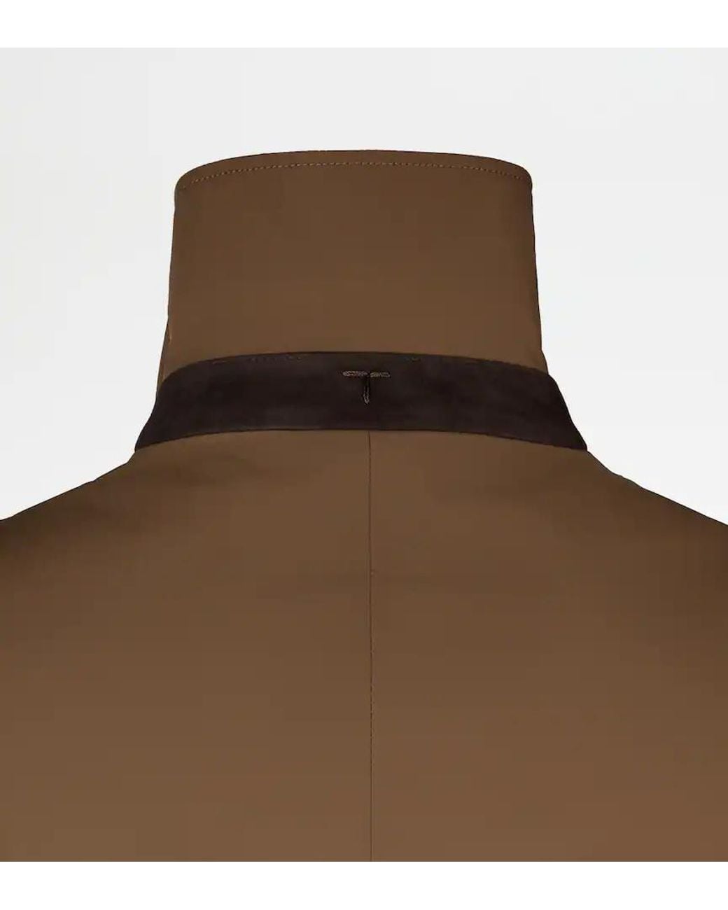 Tod's Brown Long-Sleeved Coat for men