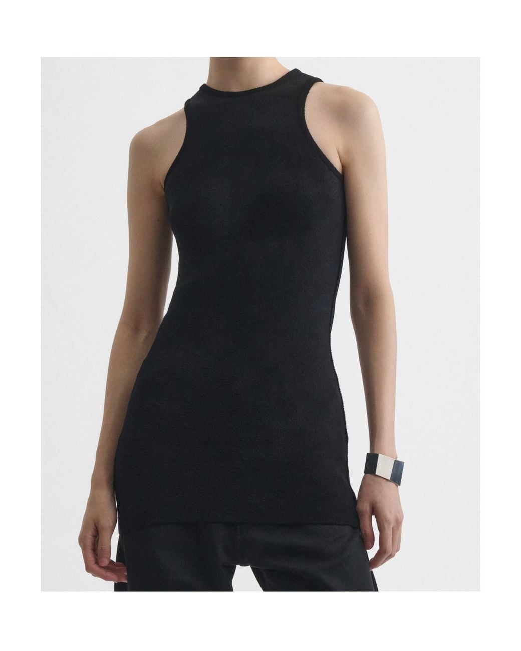 Phoebe Philo Black Crew Neck Sleeveless Vest