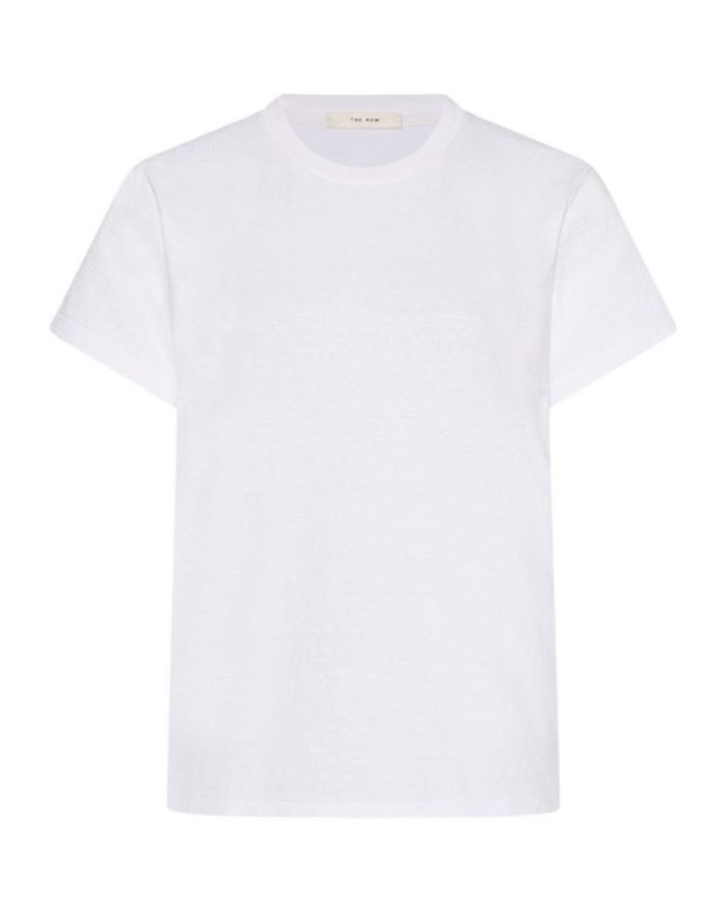 The Row White Duca Crew-Neck Short-Sleeve T-Shirt