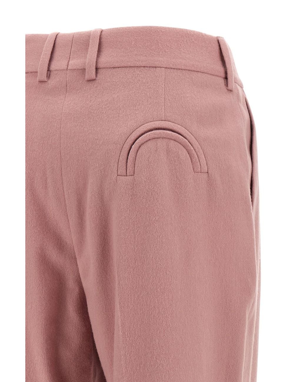 Blazé Milano Pink Pleated Tailored Trousers