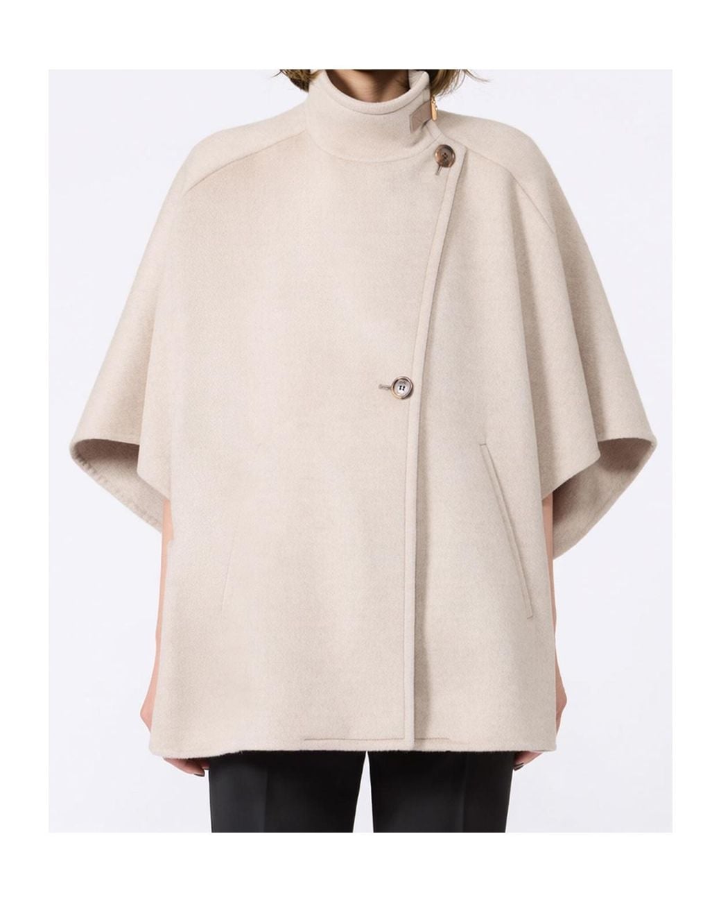 Max Mara Natural Mxaderrik Short Cape
