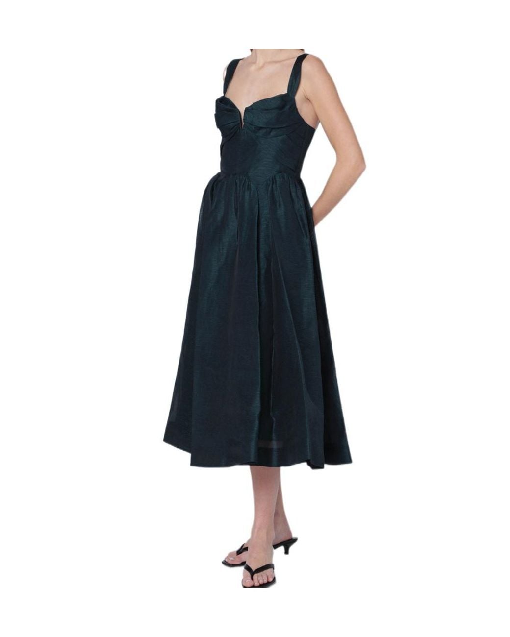 Zimmermann Blue Draped Dress