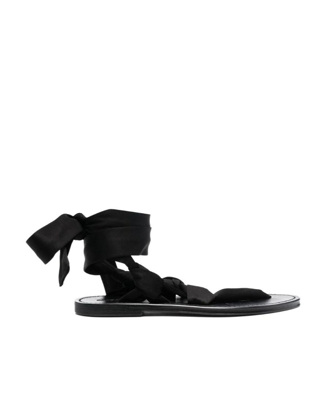 Saint Laurent Black Nolan Sandals