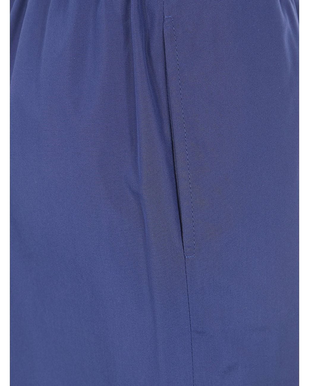 Aspesi Blue Elastic Waist Casual Pants