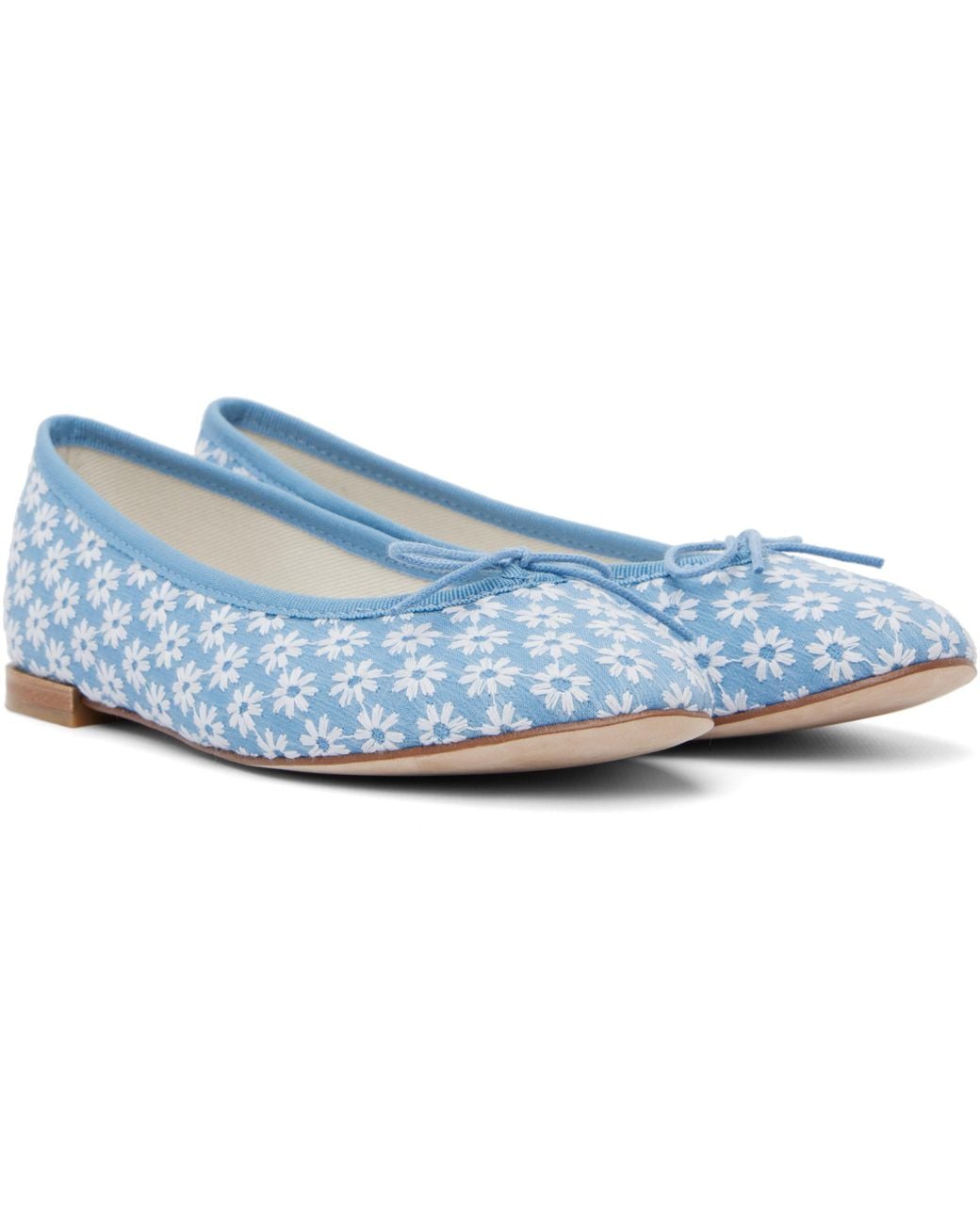 Repetto Blue Cendrillon Ballet Flats