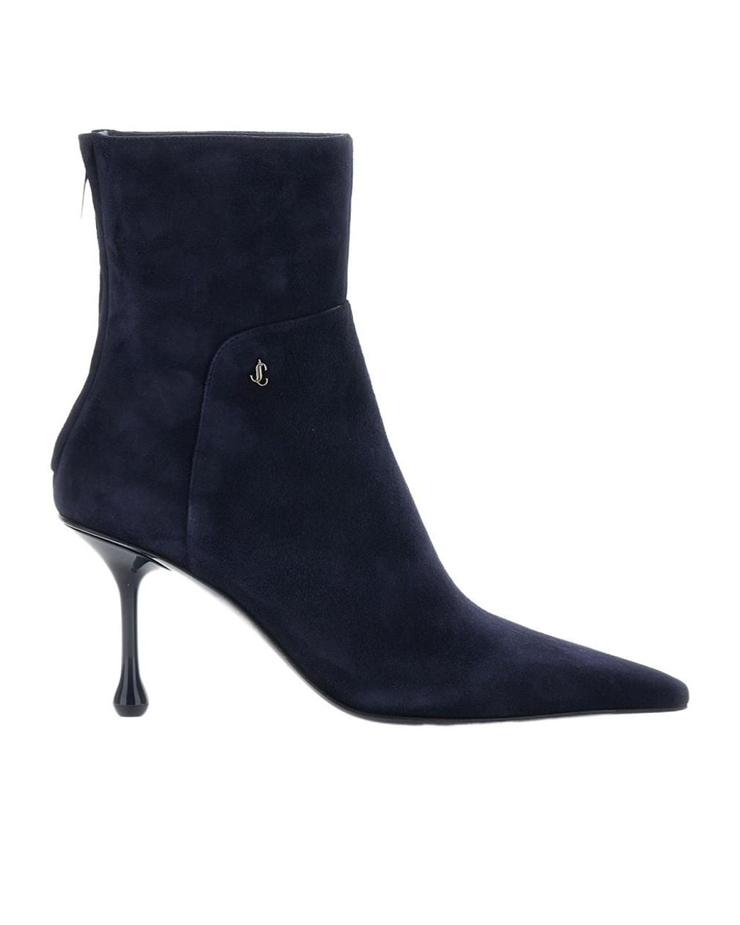 Jimmy Choo Blue Cycas 80 Heeled Ankle Boots